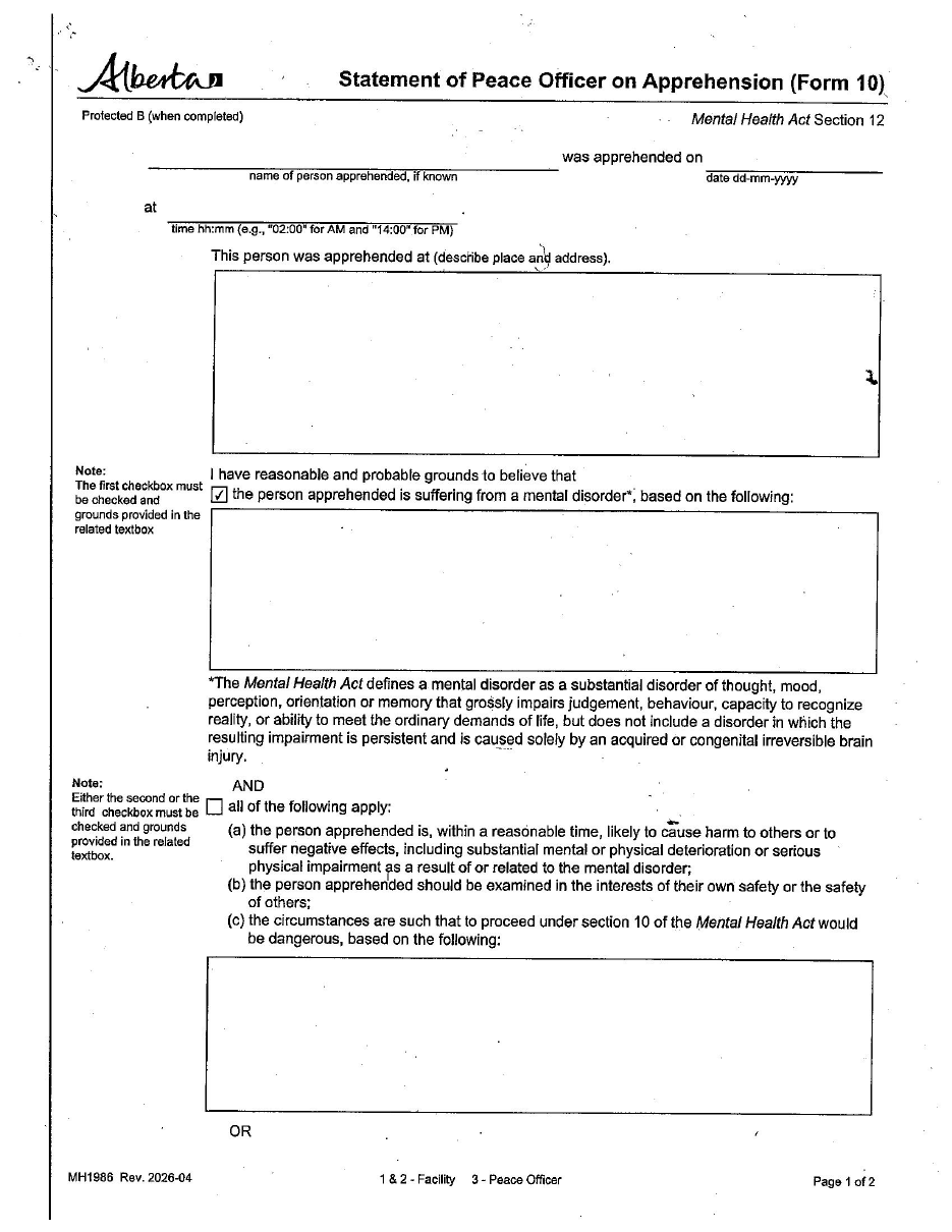 Form 10 violation ticket thumbnail